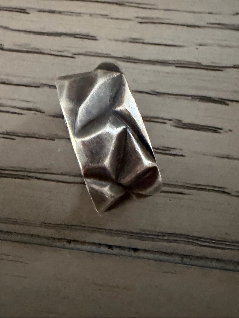 John Hardy Silver Textured Wide Band Ring Size 11 - Picture 3 of 14